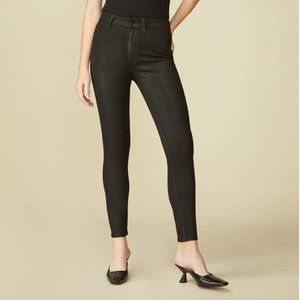 High Rise Jeans - Onyx Wax Coated -MXP - Warp + Weft